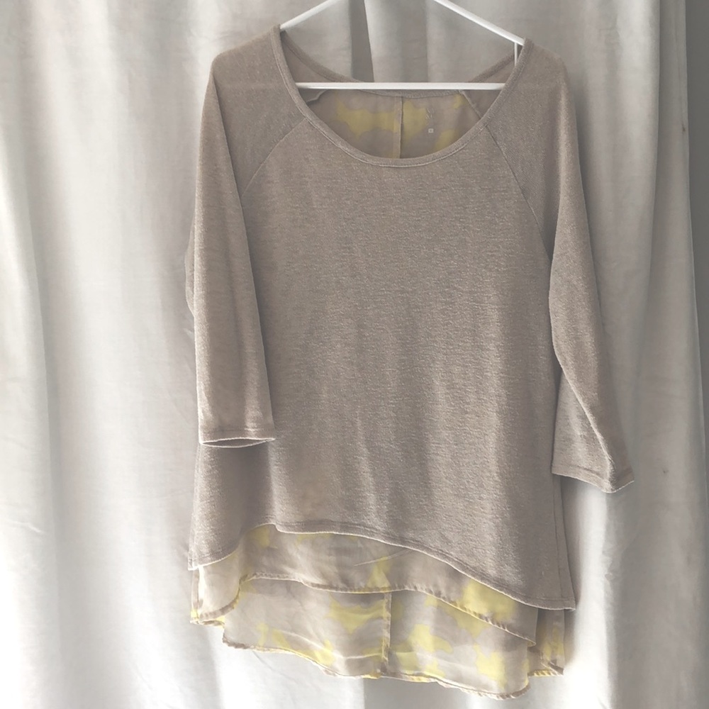 New York & Company multi layered blouse